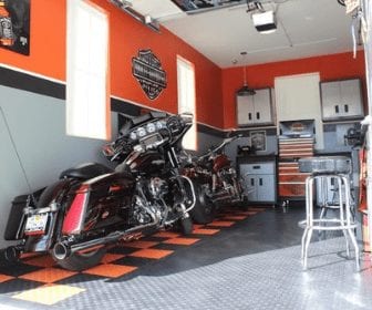 Harley-Davidson man cave