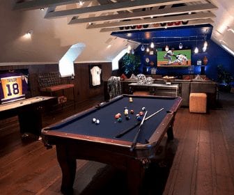 attic man cave