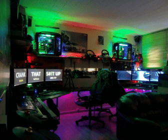 gaming man cave