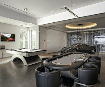 half garage half man cave