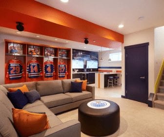 hockey man cave