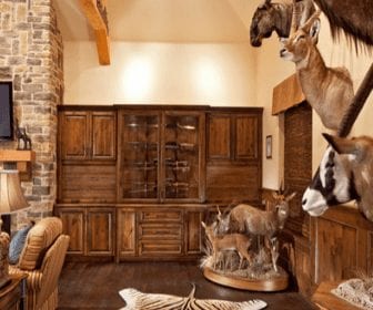 hunting man cave