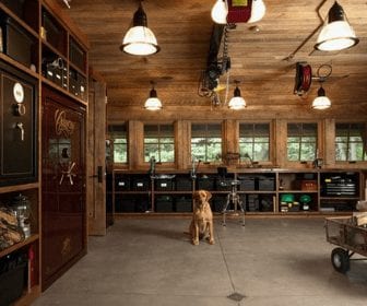 log cabin man cave