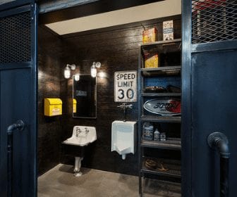 man cave bathroom