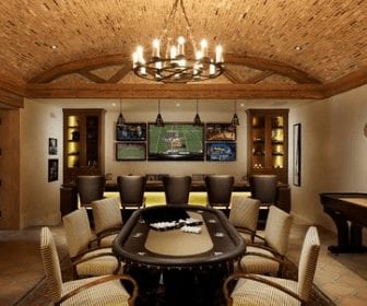man cave game room