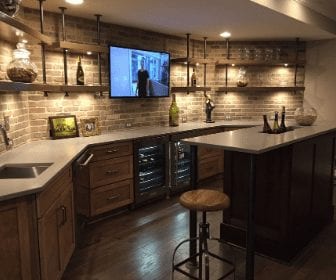 man cave kitchen