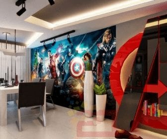 marvel man cave