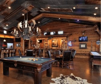 pole barn man cave