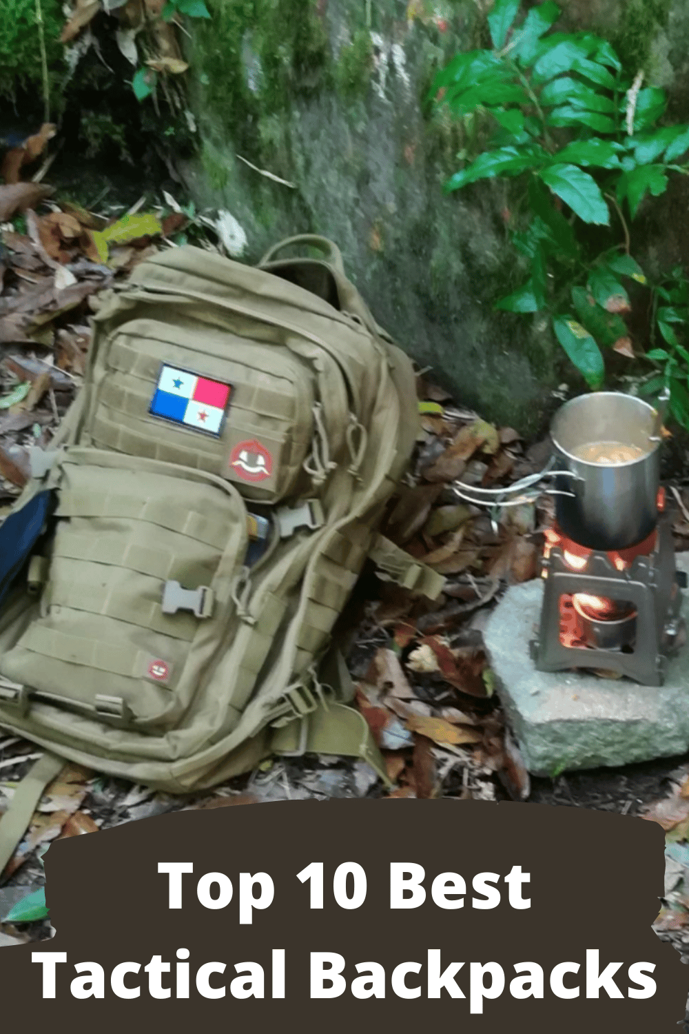 Green Tactical Backpack for Survival