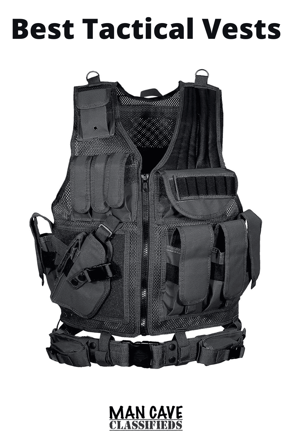 Left Handed Tactical Vests with Gun Holster