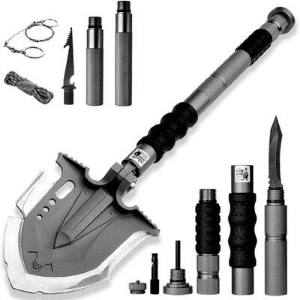 tactical shovel for camping and off-grid survival
