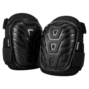 black tactical knee pads