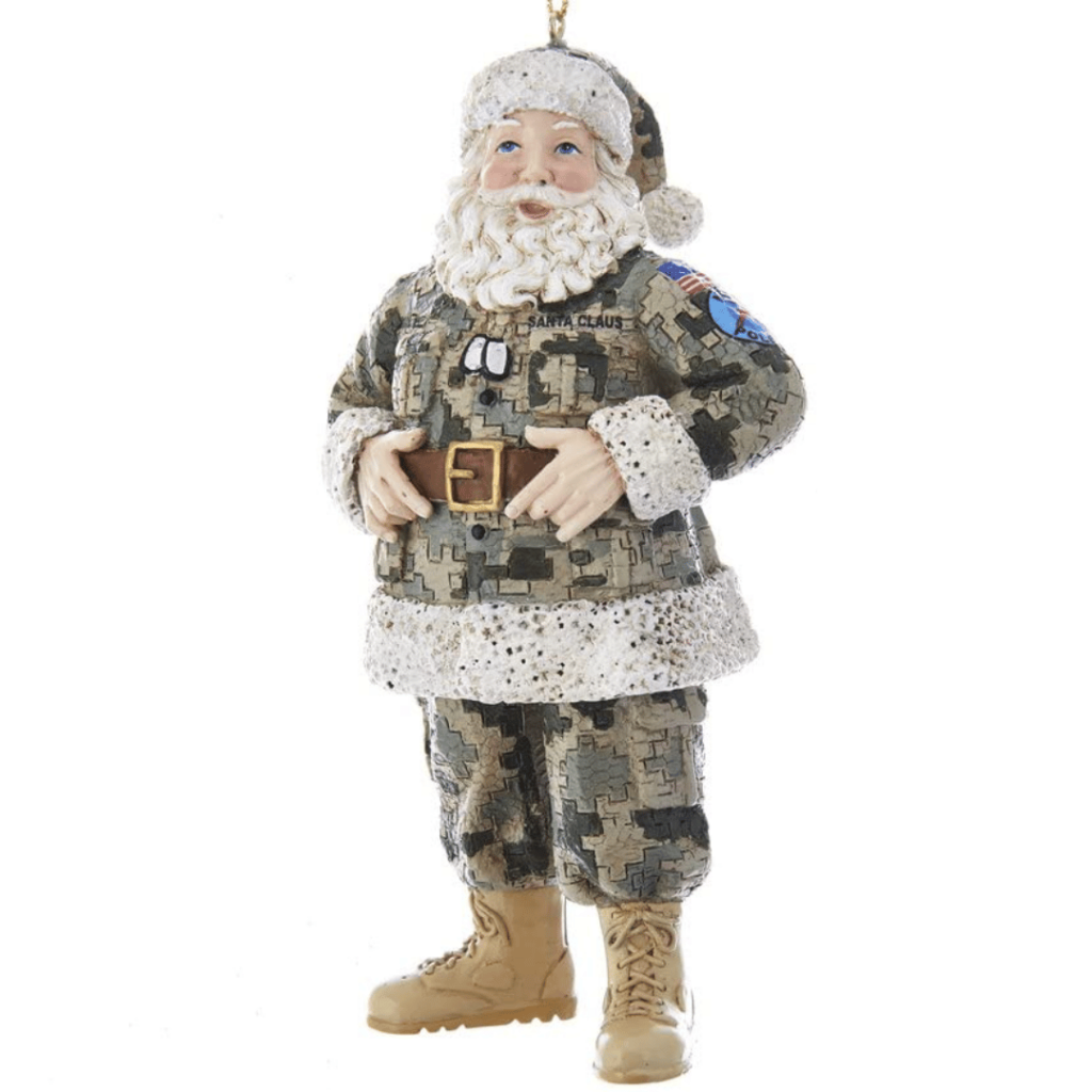 Tactical Santa Ornament