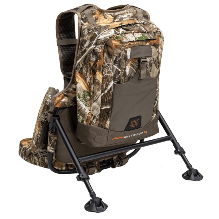 camo hunting chair backpack