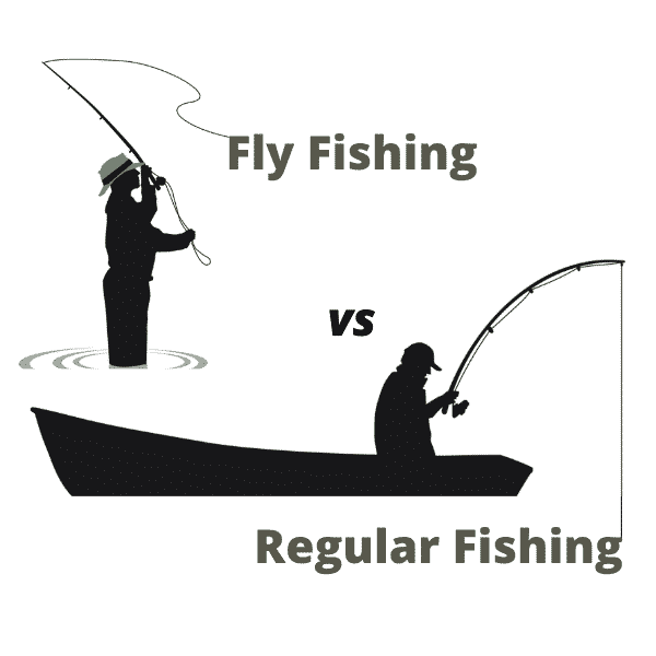 fly fishing vs regular fishing comparison