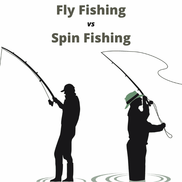 fly fishing vs spin fishing diferences