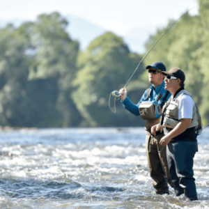 fly fishing with a dropper rig