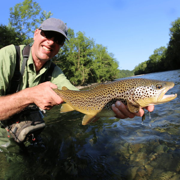 fly fishing with a dry dropper rig